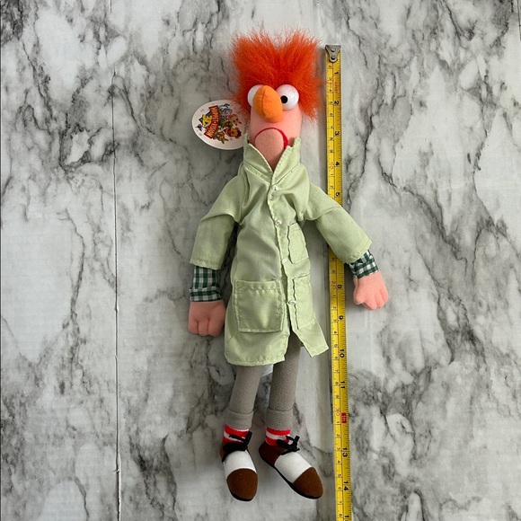 Vintage NWT 1990’s Disney MGM Studios Jim Henson’s Muppet Vision 3D Beaker Plush - Picture 5 of 10